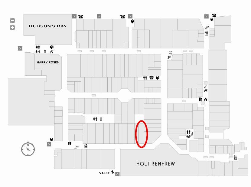 Click above for interactive Yorkdale Shopping Centre mall map.&nbsp;