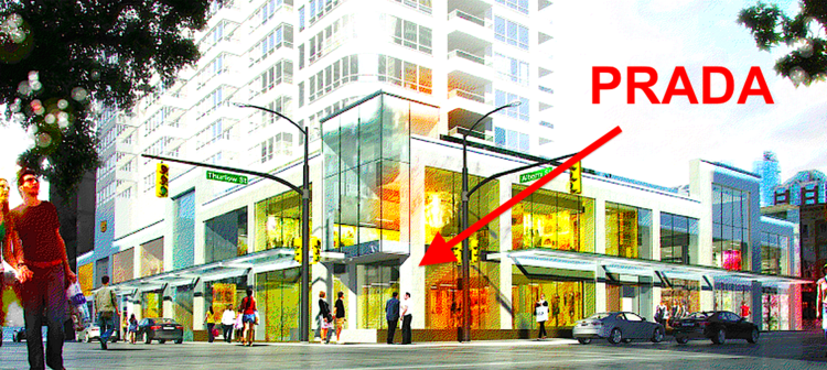 The Carlyle, Vancouver. Rendering - Concord Pacific