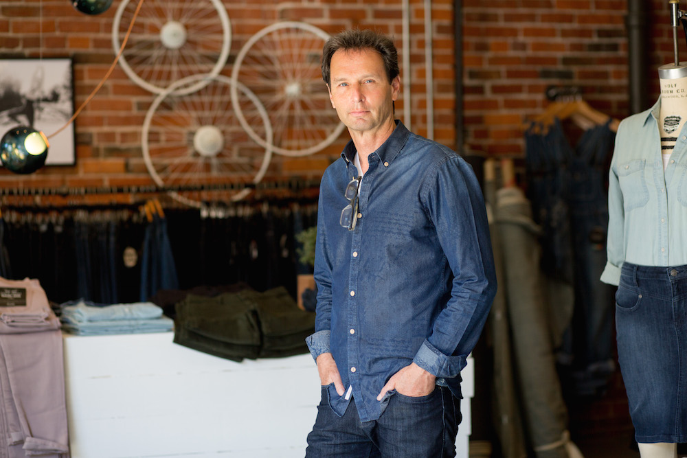 Founder Gary Lenett has over 25 years in the denim industry and extensive experience collaborating with brands including Levi Strauss, Wrangler, Guess, Eddie Bauer, Nordstroms, Banana Republic, Nike (Michael Jordan), Harley Davidson and Lululemon (Ococco). Photo: Rhonda Dent Photography