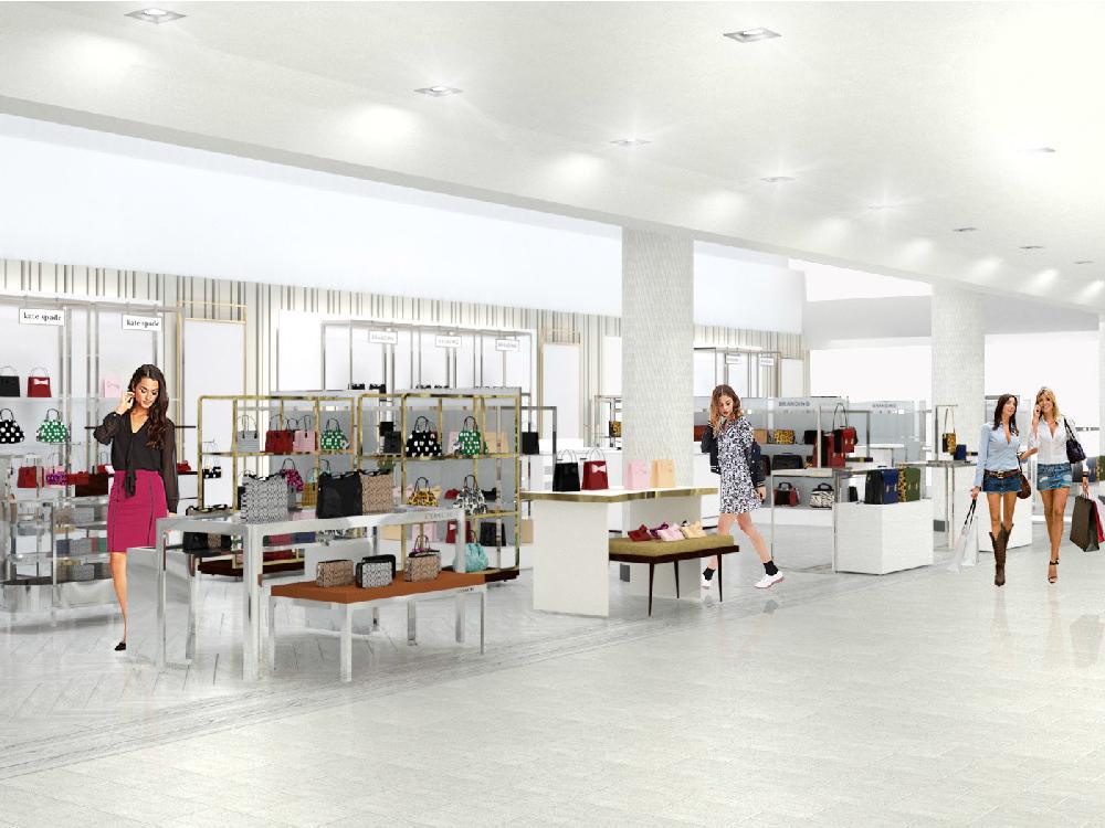Ottawa women's accessories. Rendering - Hudson's Bay Company