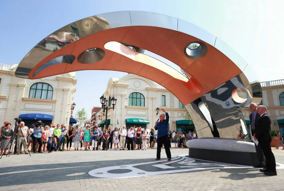 'Whale' sculpture. Photo: McArthurGlen Group