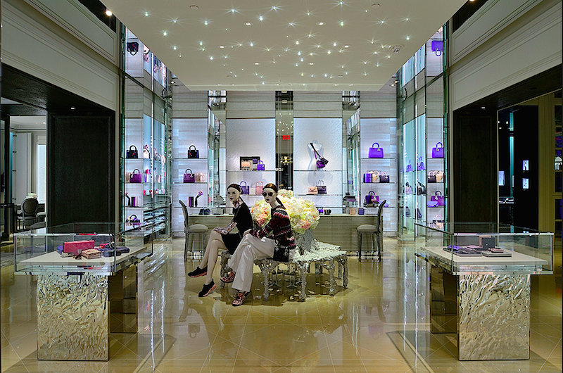 Ground-floor handbags department. Photo: Dior