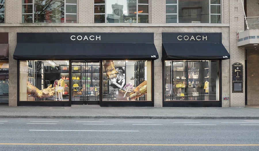 Burrard Street location. Photo: Coach