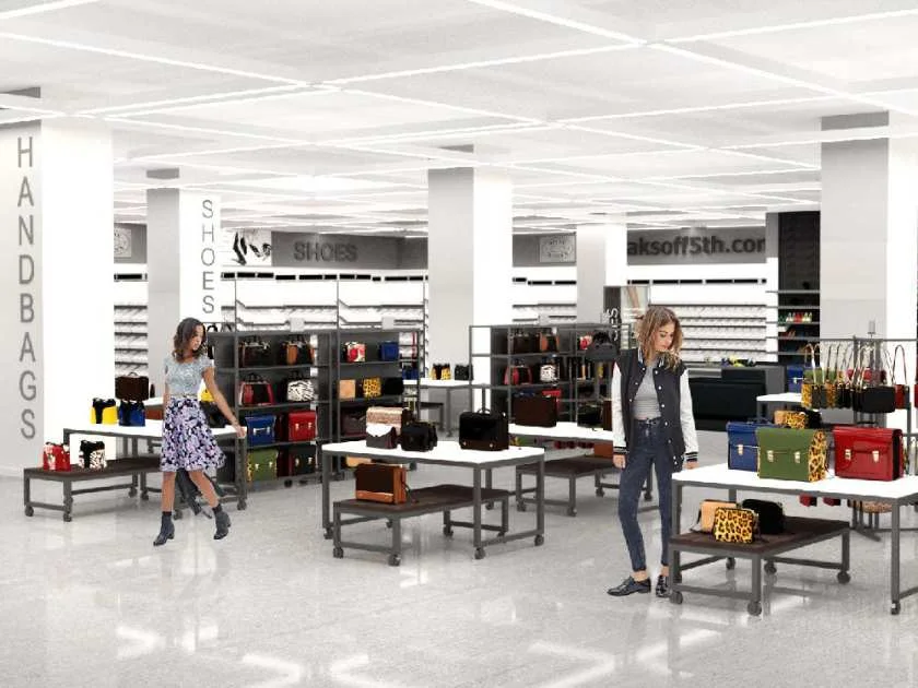 New store design rendering via Hudson's Bay Company/Saks Fifth Avenue