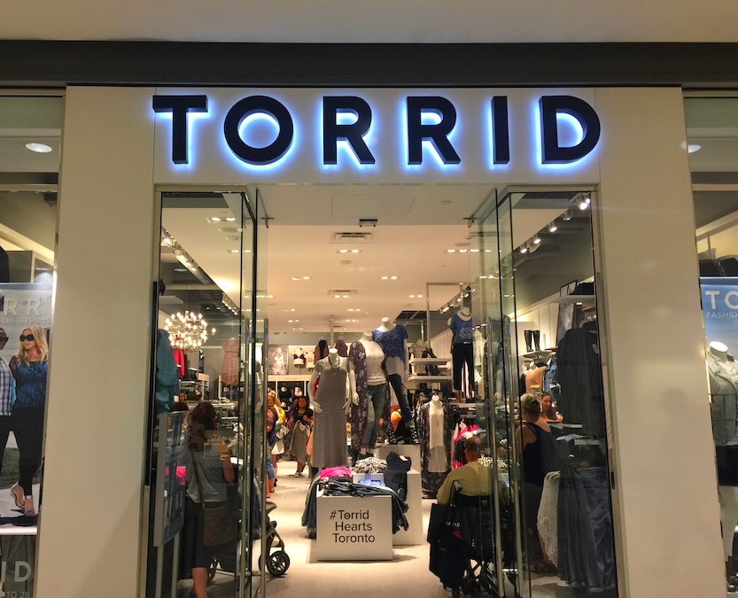 Toronto Eaton Centre opening, September 1, 2015. Photo via Torrid