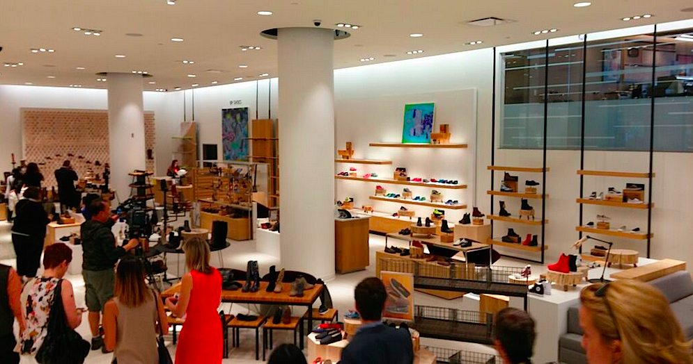 Women's shoes, ground floor. Photo: Ritchie Po