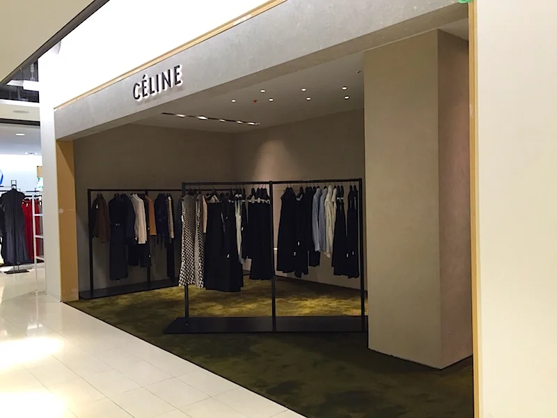 Céline women's ready-to-wear boutique on 2 in Vancouver. Photo: William Connor