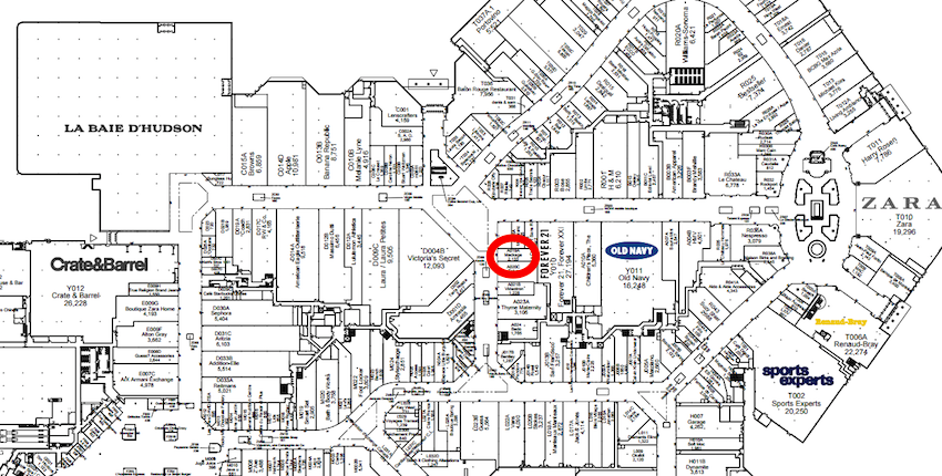 Click above for entire PDF lease plan, courtesy of CF Carrefour Laval landlord Cadillac Fairview.&nbsp;