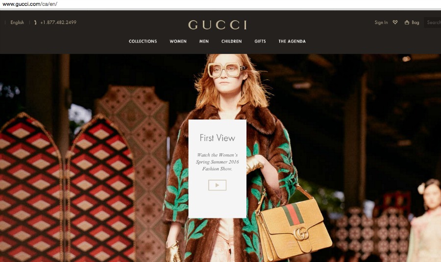 gucci website