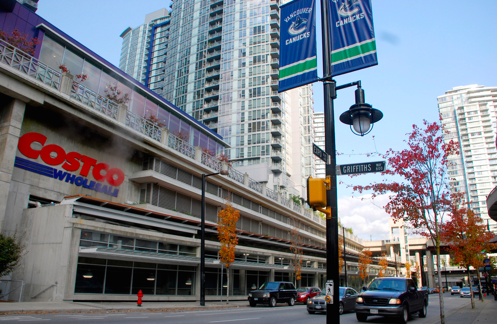 Costco in downtown Vancouver. Photo:  Flickr