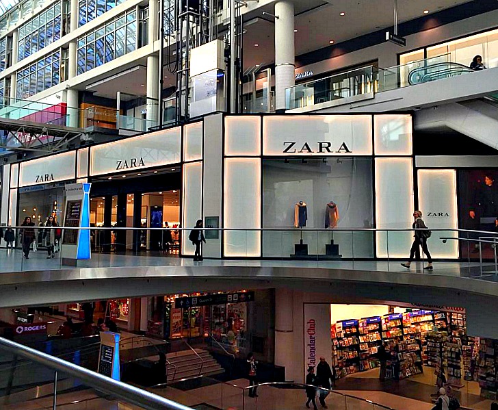 Zara Opens 2nd Largest Canadian Location Photos