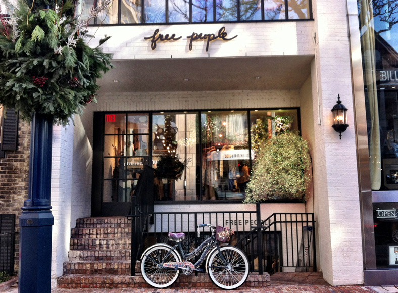 Toronto Yorkville store. Photo: Free People