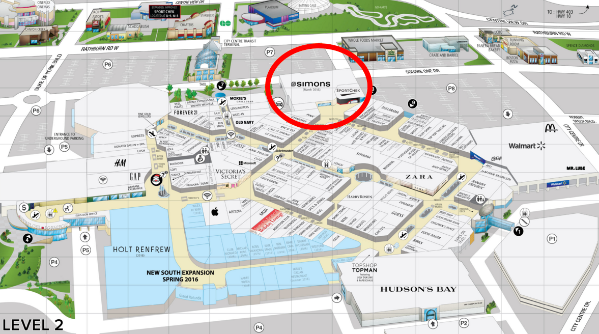 Click above image for full mall lease map.