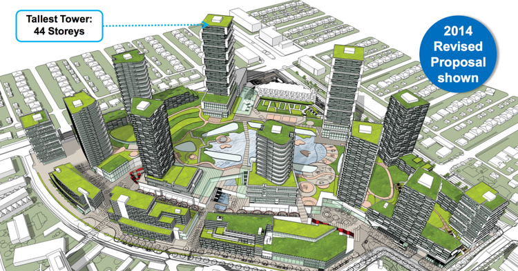 Original Oakridge plans. Source: Ivanhoé Cambridge