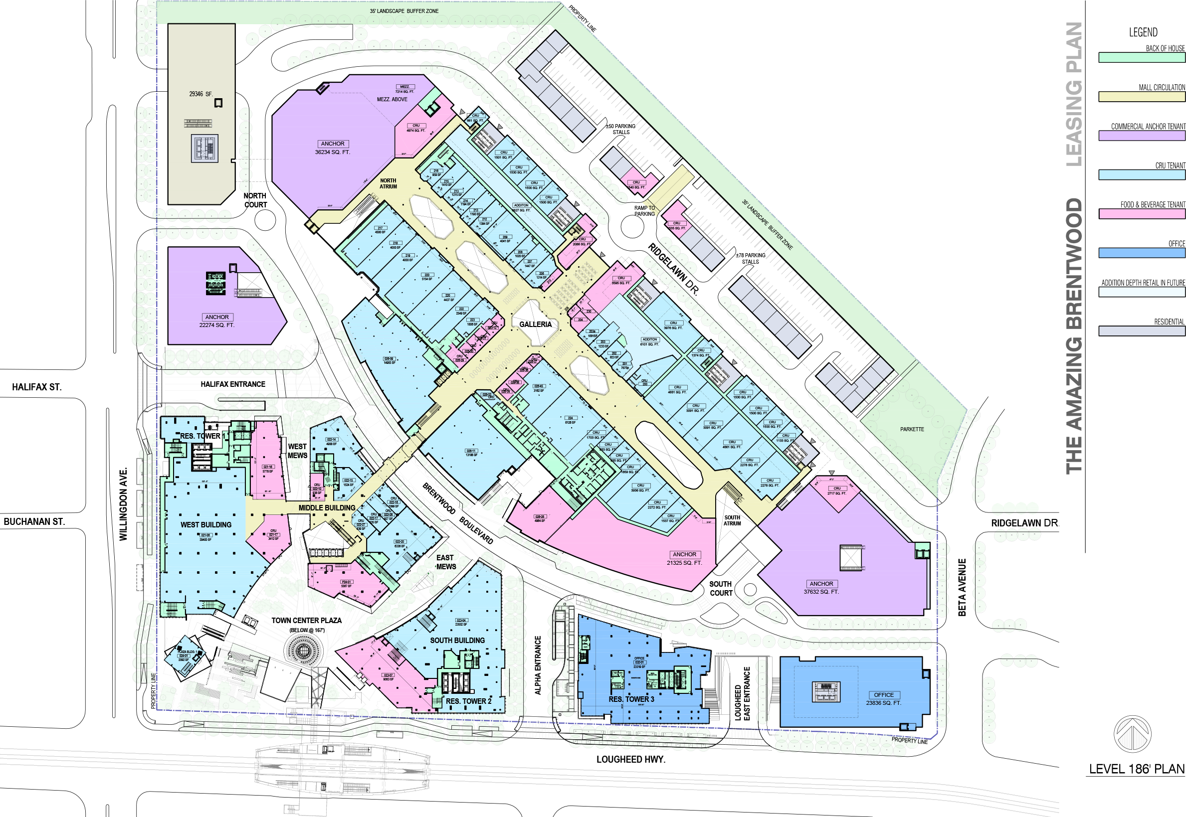 Second Level.&nbsp;Click above to be directed to multiple lease plans on Brentwood's website
