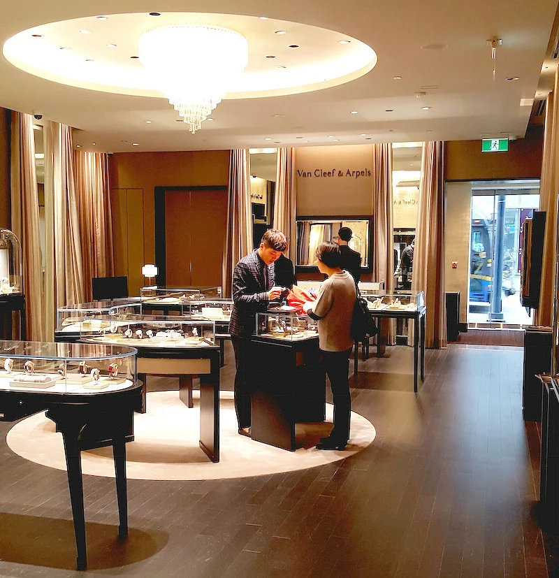 New Granville Street boutique entrance at right. Photo: Helen Siwak