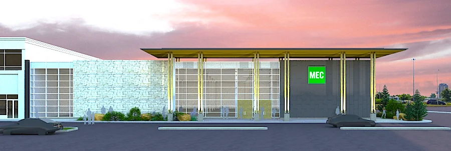 Rendering of the new Laval store, via MEC
