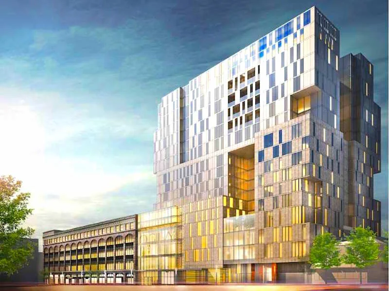Carbonleo's Ogilvy/Holt Renfrew project will include an adjacent luxury hotel and condos. Rendering: Carbonleo