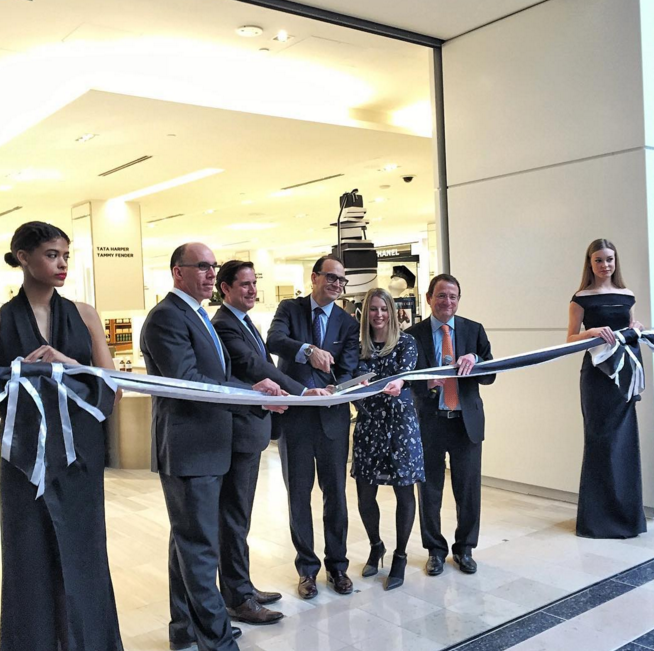 Ribbon cutting on Thursday, February 25. Photo: Saks