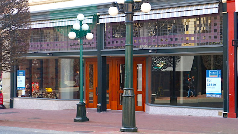 Government Street building details. Photo: Black Goat Cashmere