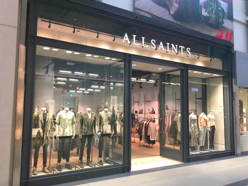 Toronto Eaton Centre store. Photo: AllSaints