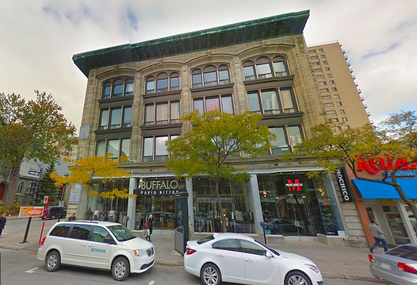 1391-1397 Saint Catherine Street West. Photo: Google Street View.