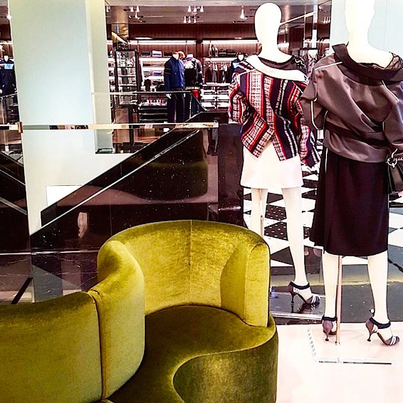 On the store's second floor, taken from womenswear looking over to menswear. Photo: Helen Siwak of @Eco.Lux.Luv