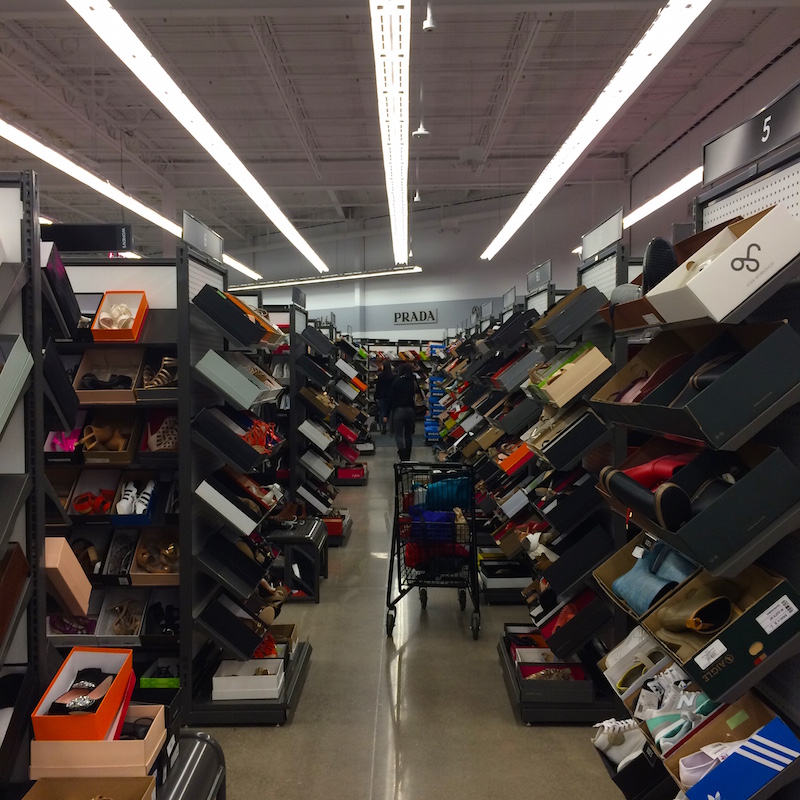 Footwear department, featuring a variety of price points, photo: Bruce Winder, Retail Advisors Network