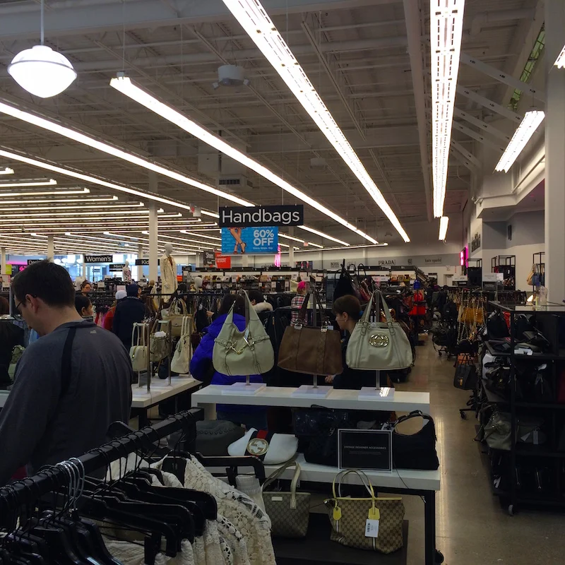 Handbags and accessories (notice Gucci bags in the forefront).&nbsp;Photo: Bruce Winder, Retail Advisors Network