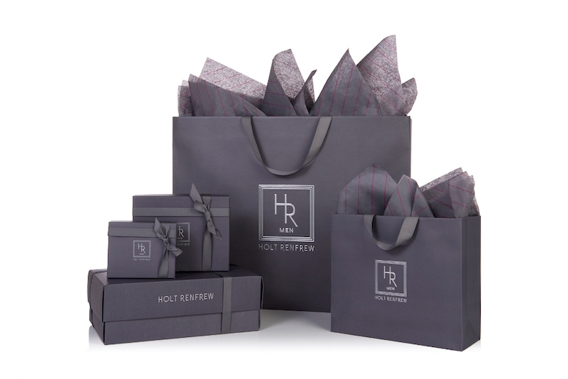 Holt Renfrew Men packaging. Photo: Holt Renfrew