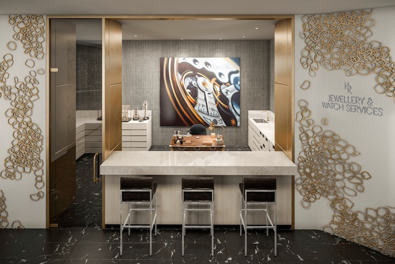 Jewellery/watch service department. Rendering: Holt Renfrew