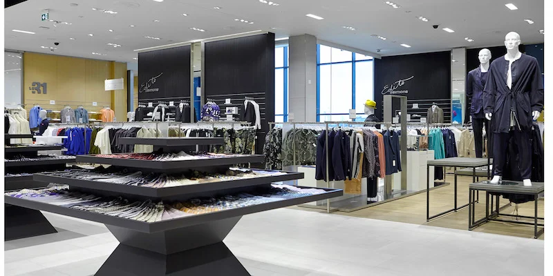 Men's 'Editio' designer department, featuring brands priced into the thousands. 
