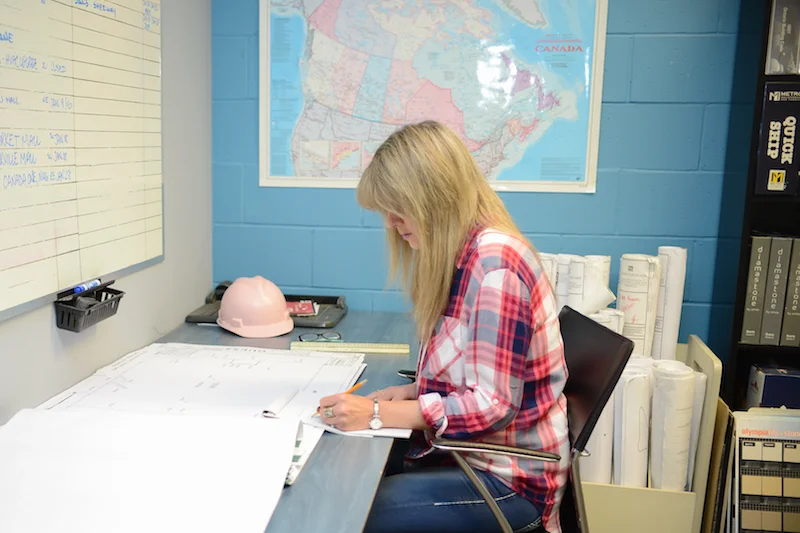 Ms. Eden working.&nbsp;