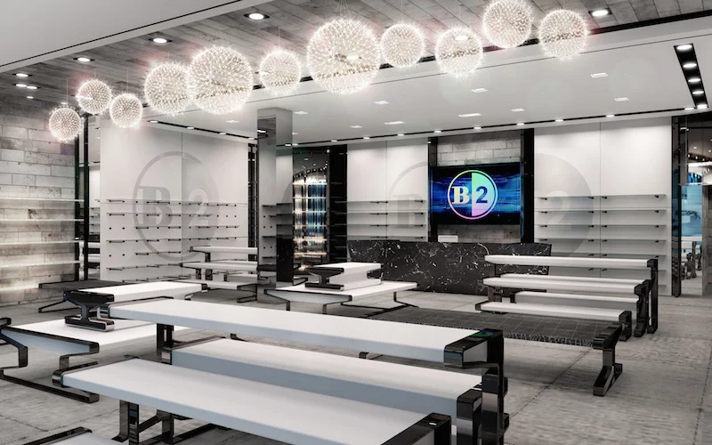 Inside the Square One store. Photo: Browns Shoes
