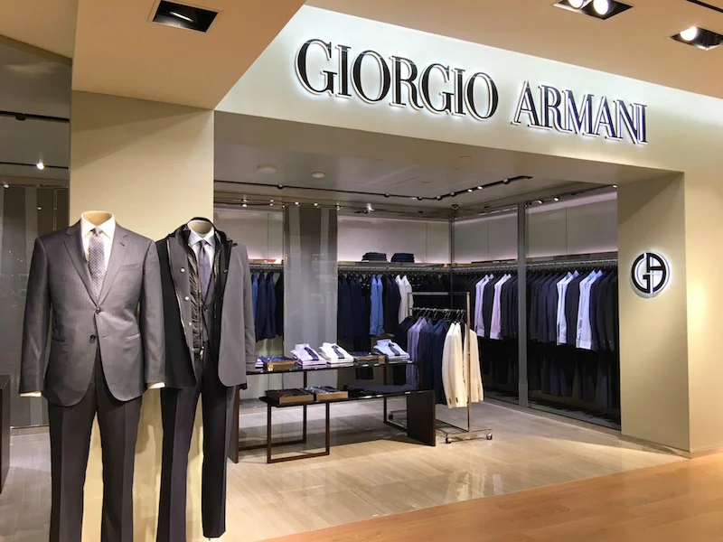 Giorgio Armani shop-in-store.&nbsp;Photo:&nbsp; Maxime Frechette .