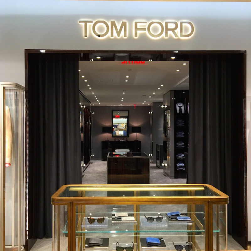 Tom Ford shop-in-store -- one of only a handful in Canada.&nbsp;Photo:&nbsp; Maxime Frechette .
