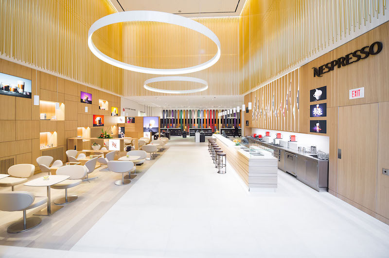 Nespresso's 14,122 square foot Toronto Cumberland Street 'boutique-bar' is arguably one of the most attractive retail spaces in Canada. Photo: Nespresso