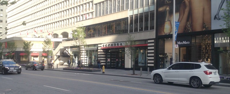 Sephora at 131 Bloor Street West. Photo: Craig Patterson for Retail Insider