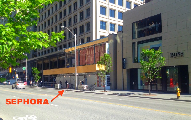 77 Bloor Street West on Wednesday, May 18 2016. Photo: Craig Patterson for Retail Insider.