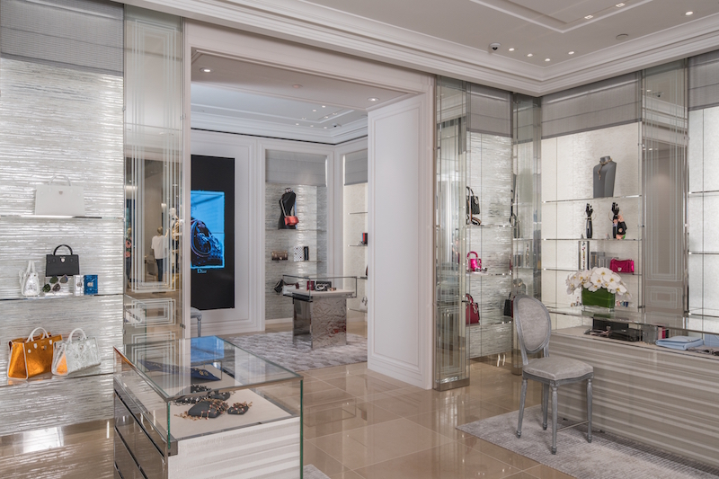 A separate back room displays unique and exclusive products. 