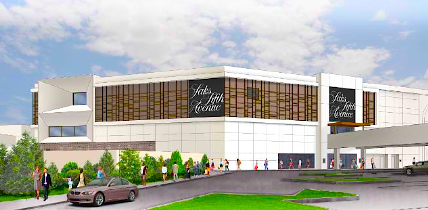 Rendering: Saks Fifth Avenue/Hudson's Bay Company