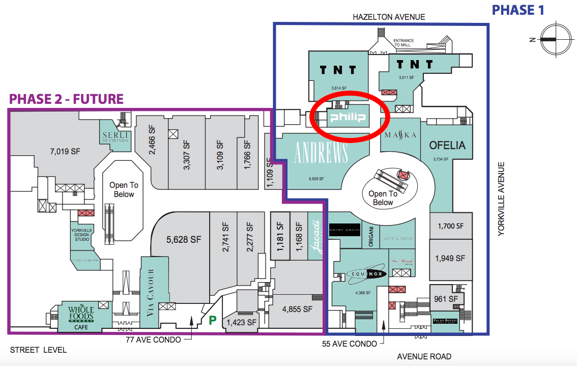Click Image for PDF floor plan, via First Capital Realty