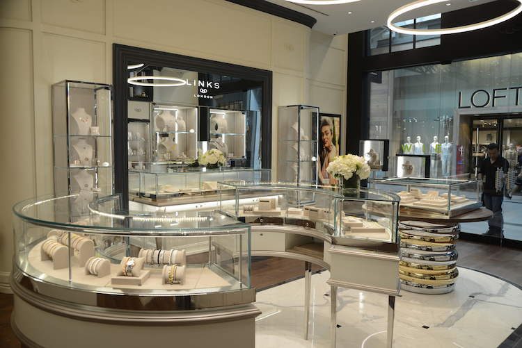 Marble flooring and glossy display cases. Photo: Tom Sandler