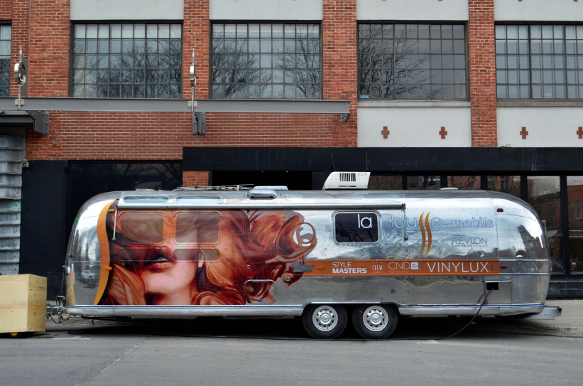 La Rousse Launches Innovative Mobile Salon In Montreal Photos