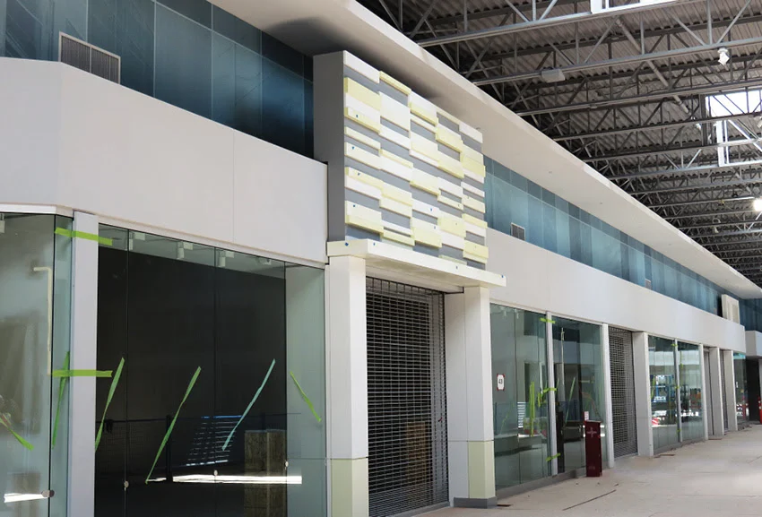 Interior finishes are well underway in anticipation of the October 5 Grand Opening.
