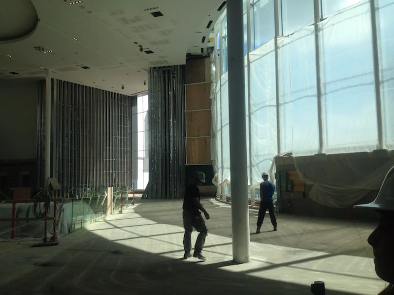 Sun flooded centre court will provide seating for patrons.&nbsp;