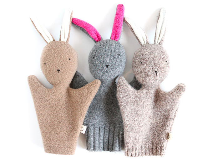 Lapin hand puppets