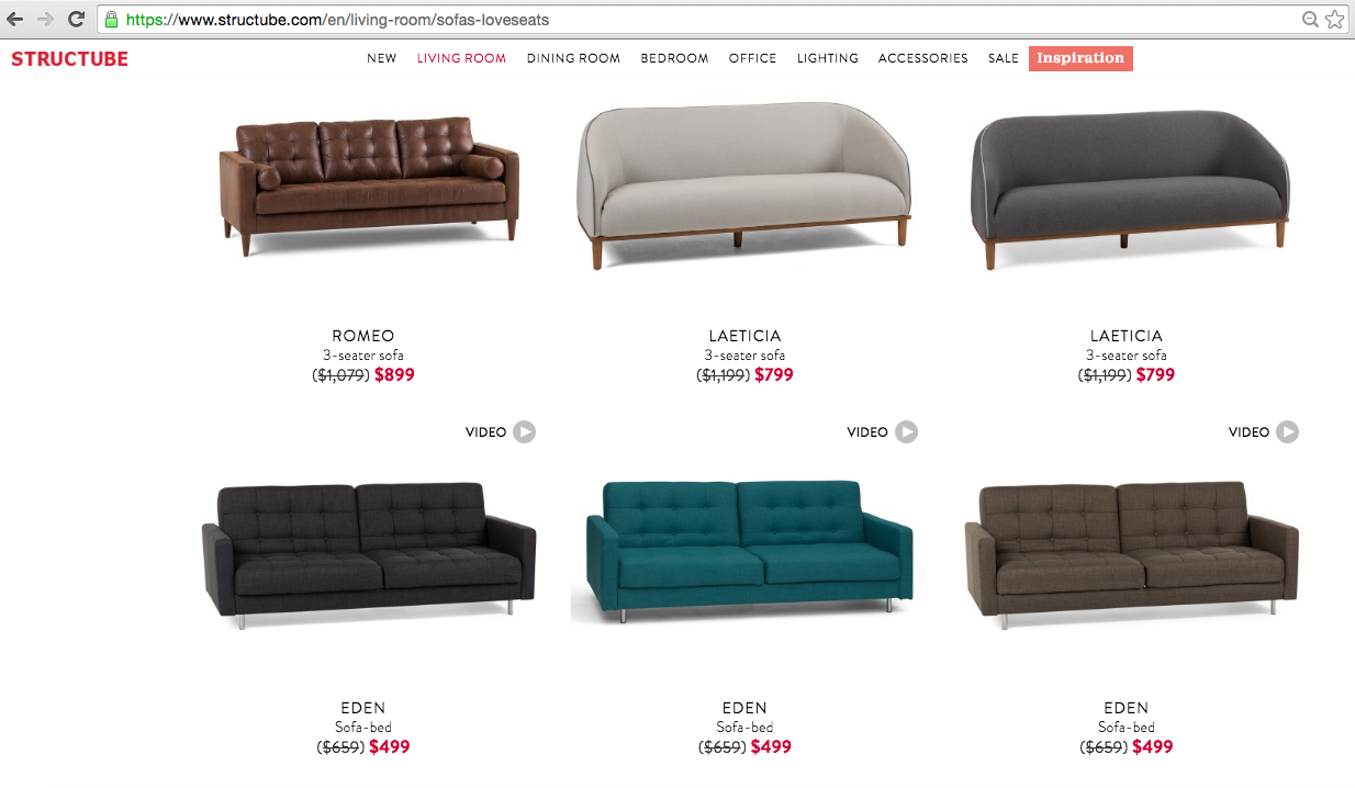 Click the above screen shot to see these products on Structube's website.&nbsp;
