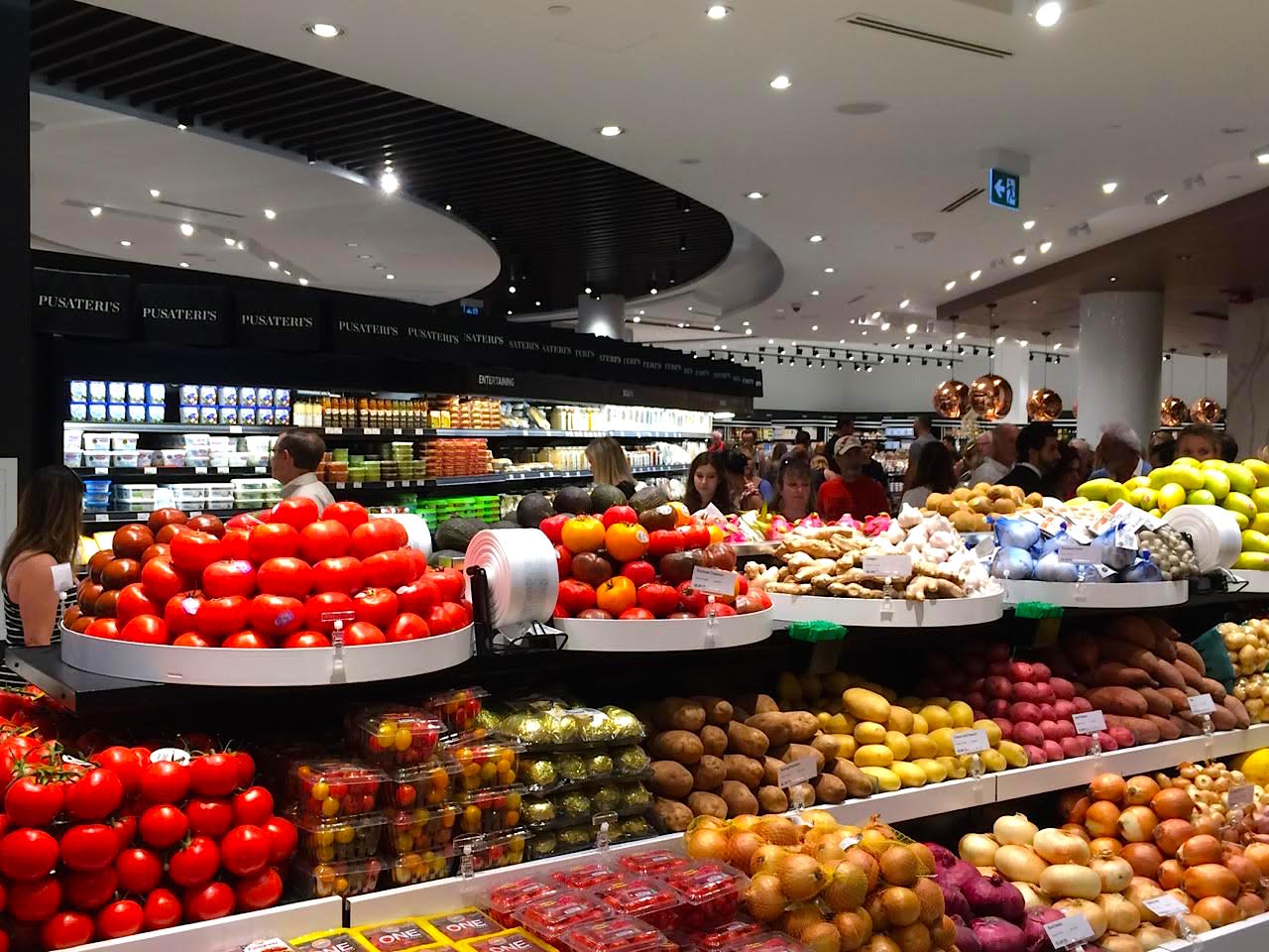 Impressive looking produce section. 