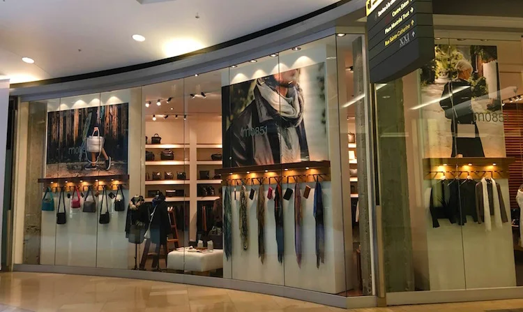 Current m0851 within the mall. Photo: Maxime Frechette